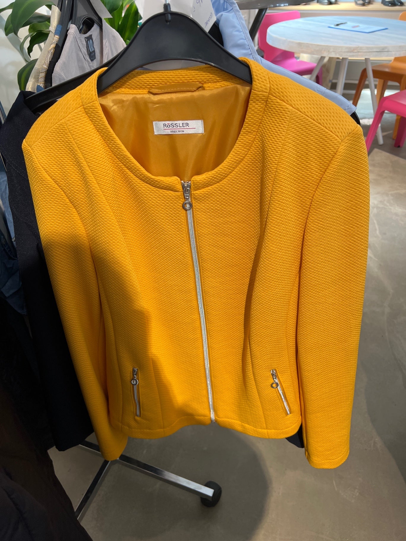 Rössler Jacke / Blazer Gelb