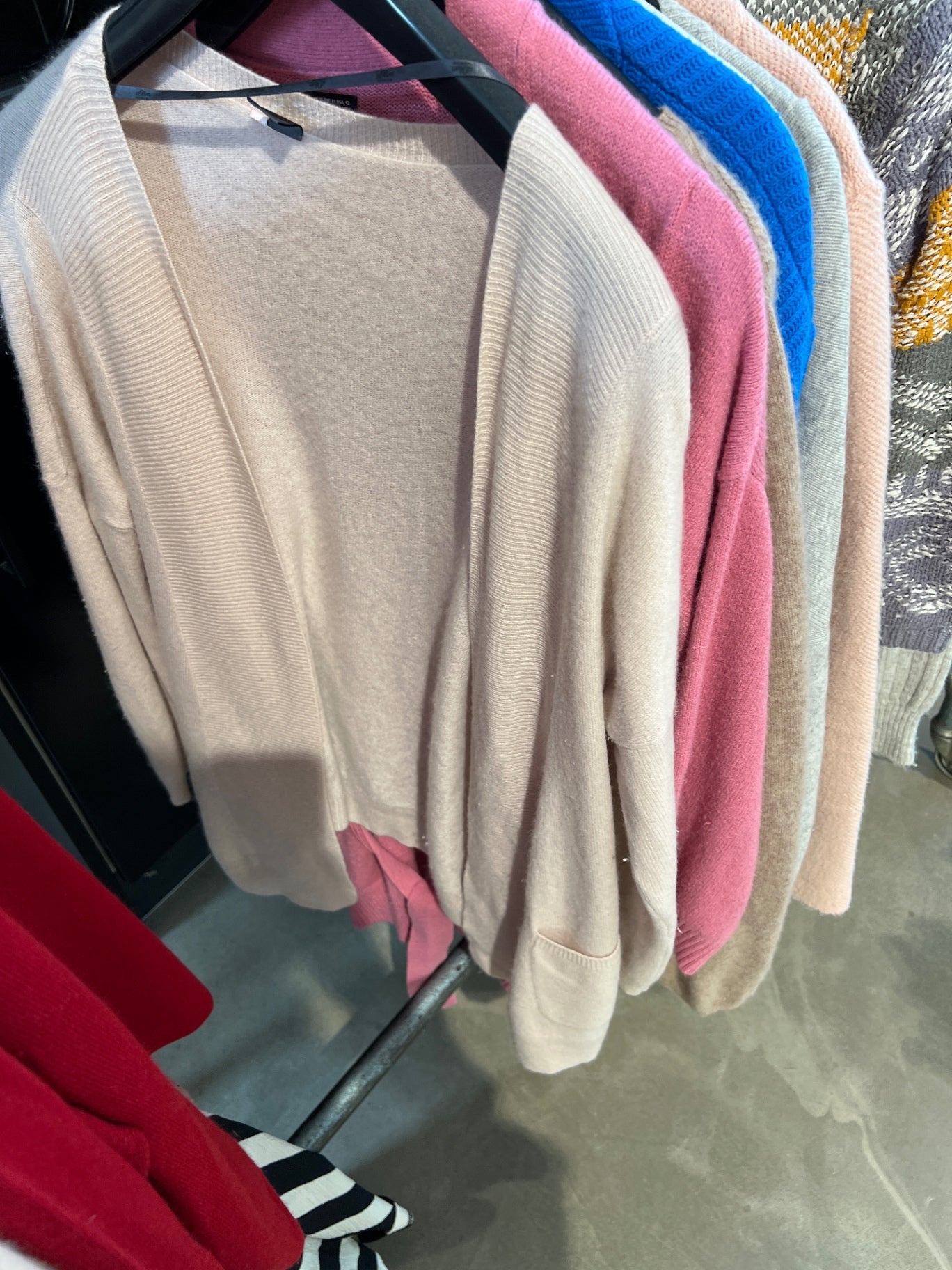 Unbekannt Strickjacke Beige