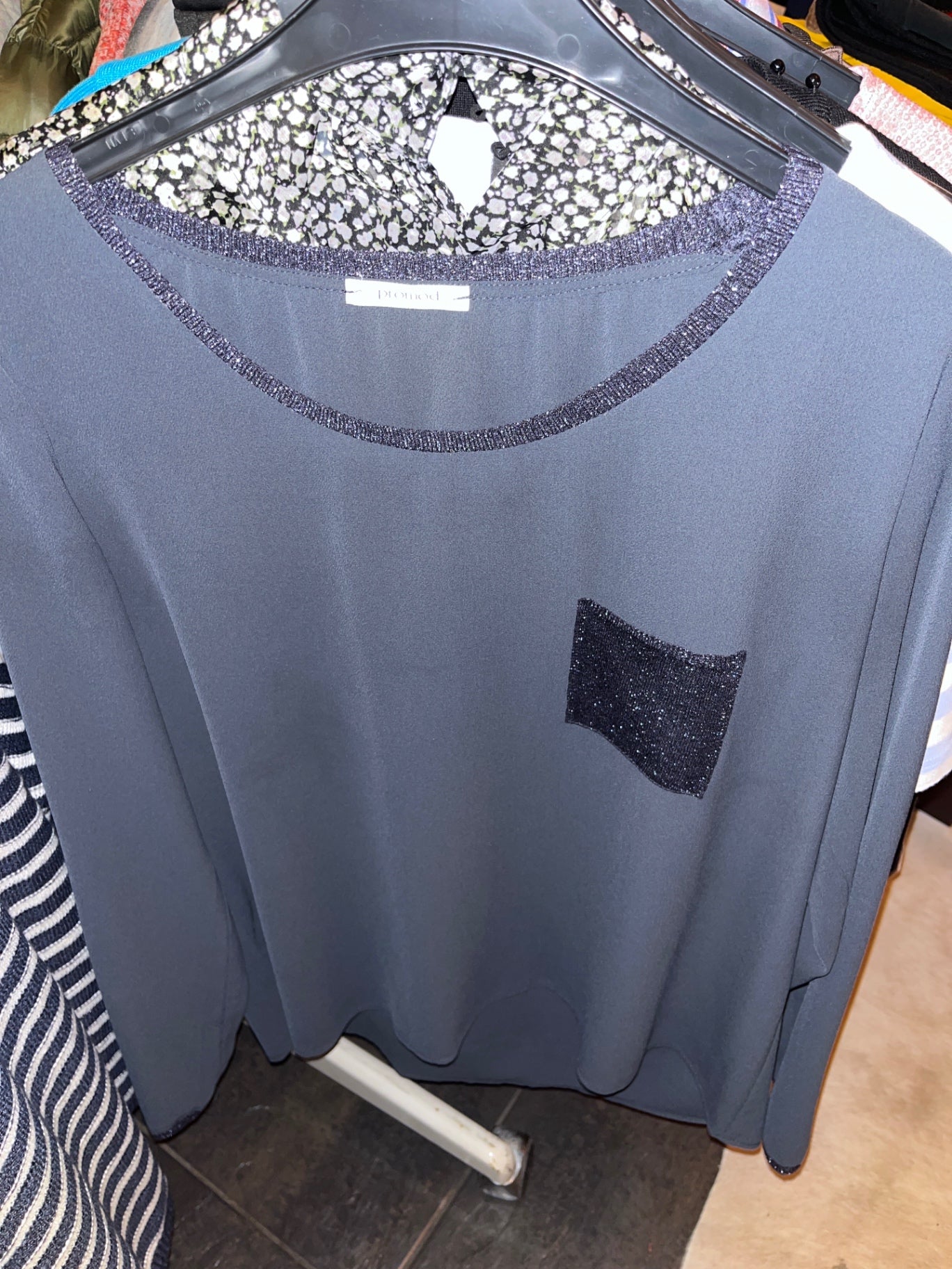Promod Bluse Blau