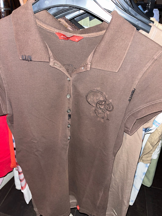 edc Polo-Shirt Braun