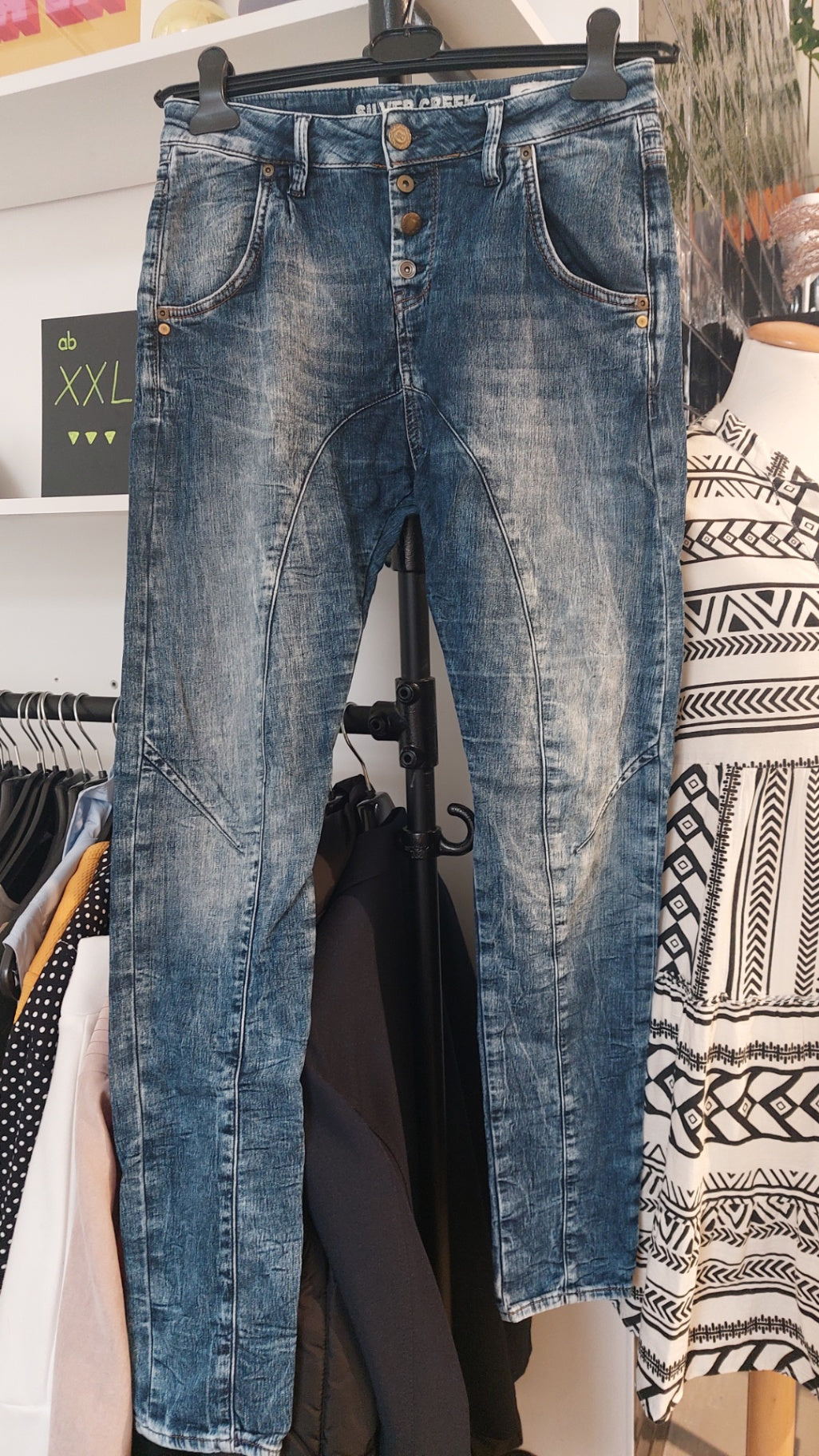 Silver Creek Jeans Blau