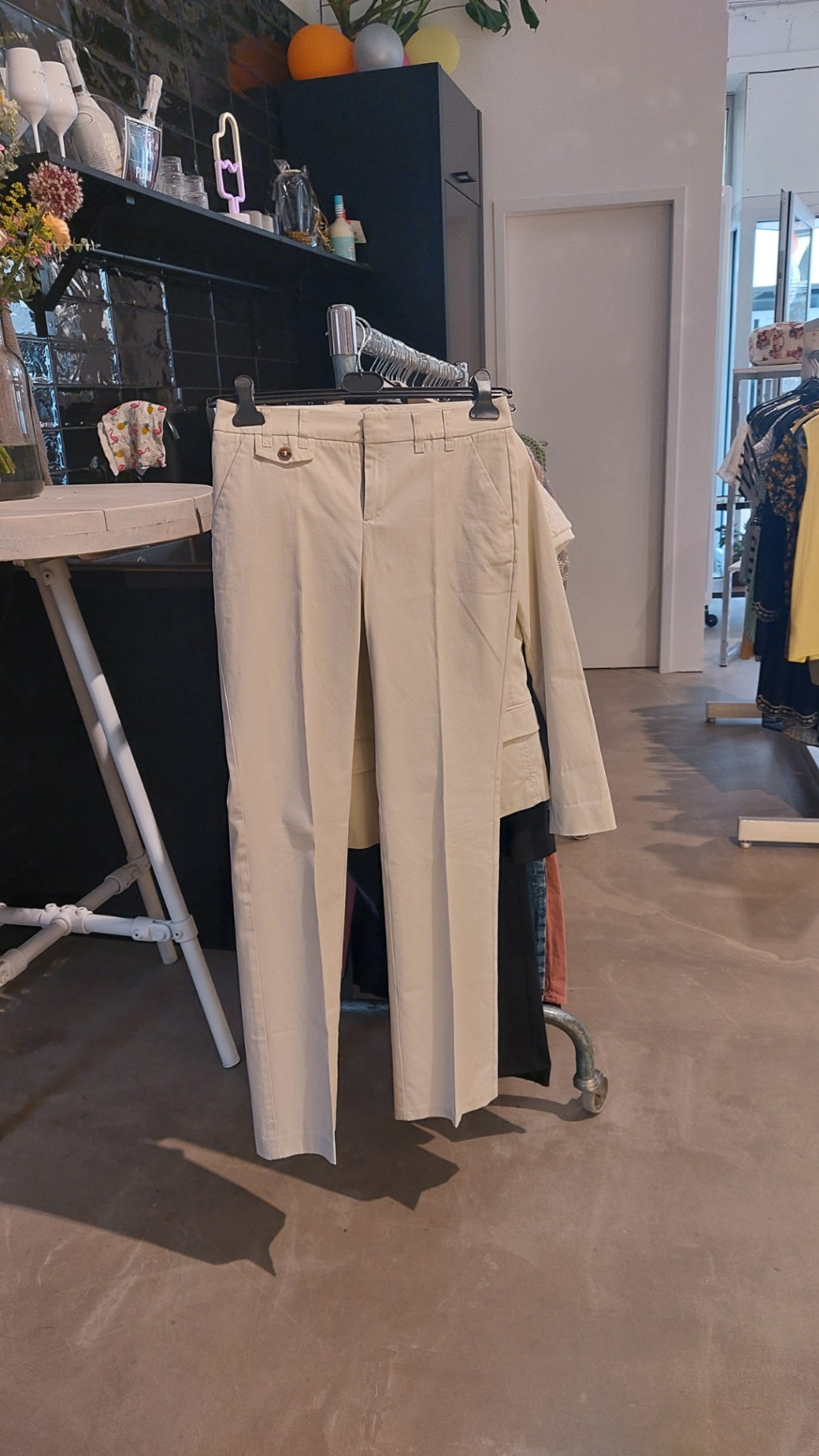 Unbekannt Hose Beige