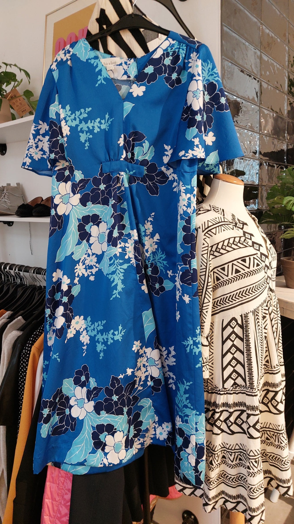 Made in Haweii Kleid Blau