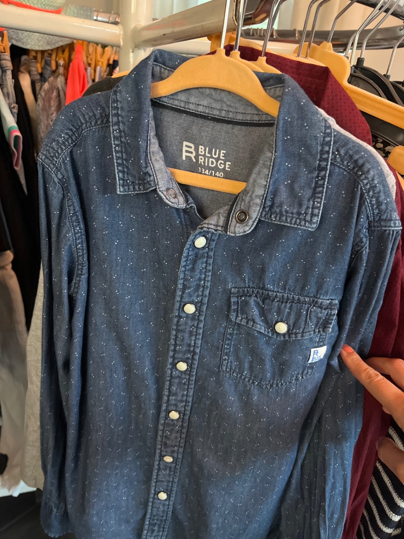 Blue Ridge Hemd Blau