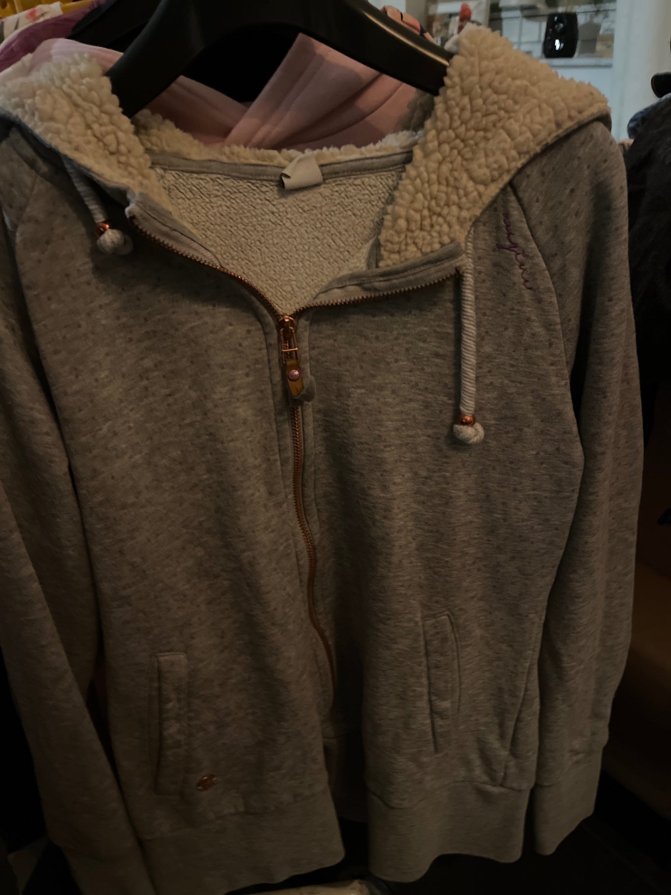 Mazine Kapuzenjacke Grau