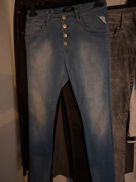 Replay Pilar Jeans Blau