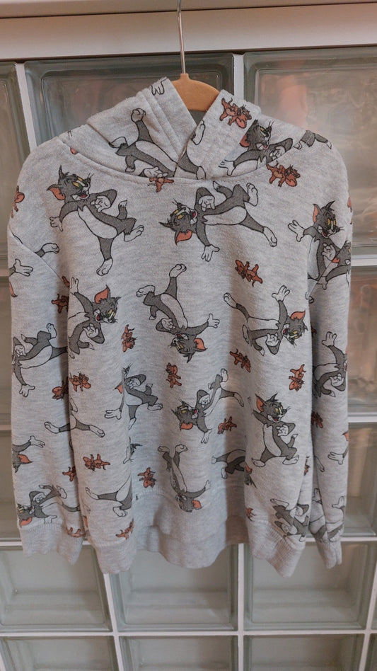 Tom & Jerry  Kapuzensweatshirt Grau