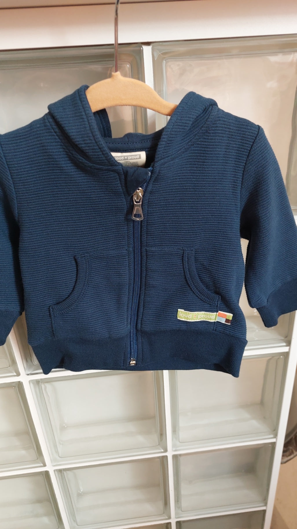 loud + proud Kapuzenjacke Blau