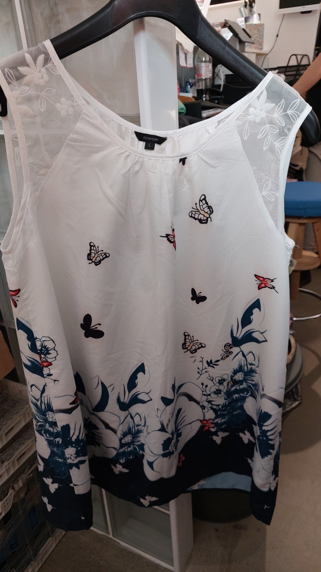 Floryday Bluse Weiß