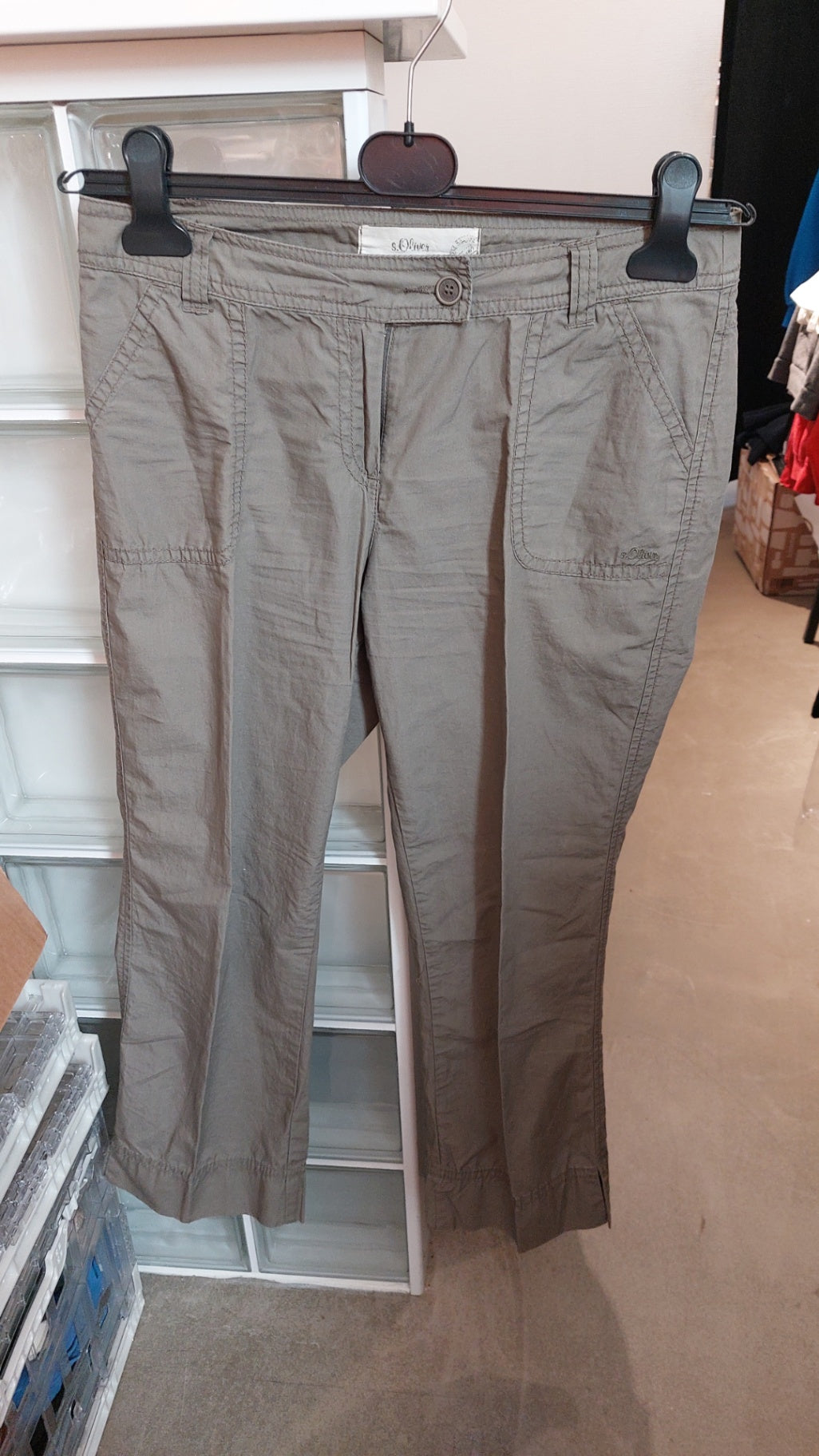s.Oliver Hose Khaki