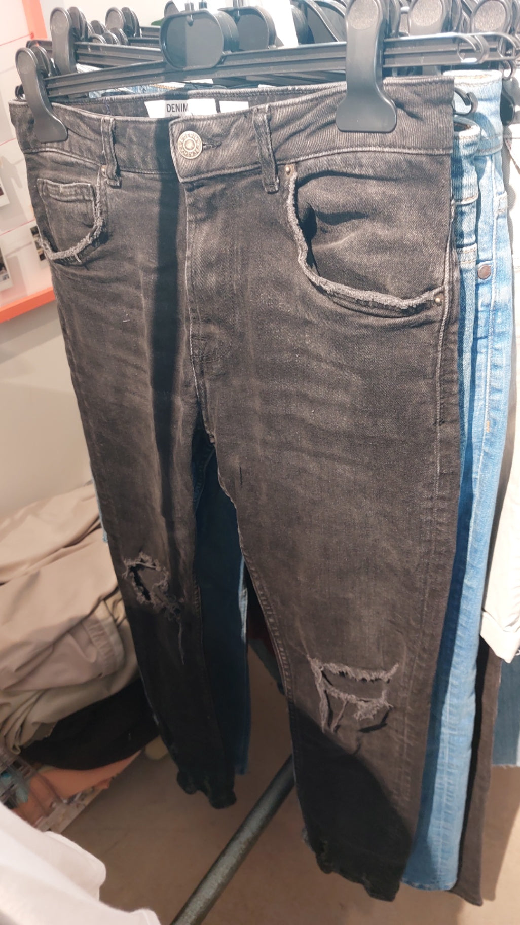 Bershka Jeans Schwarz