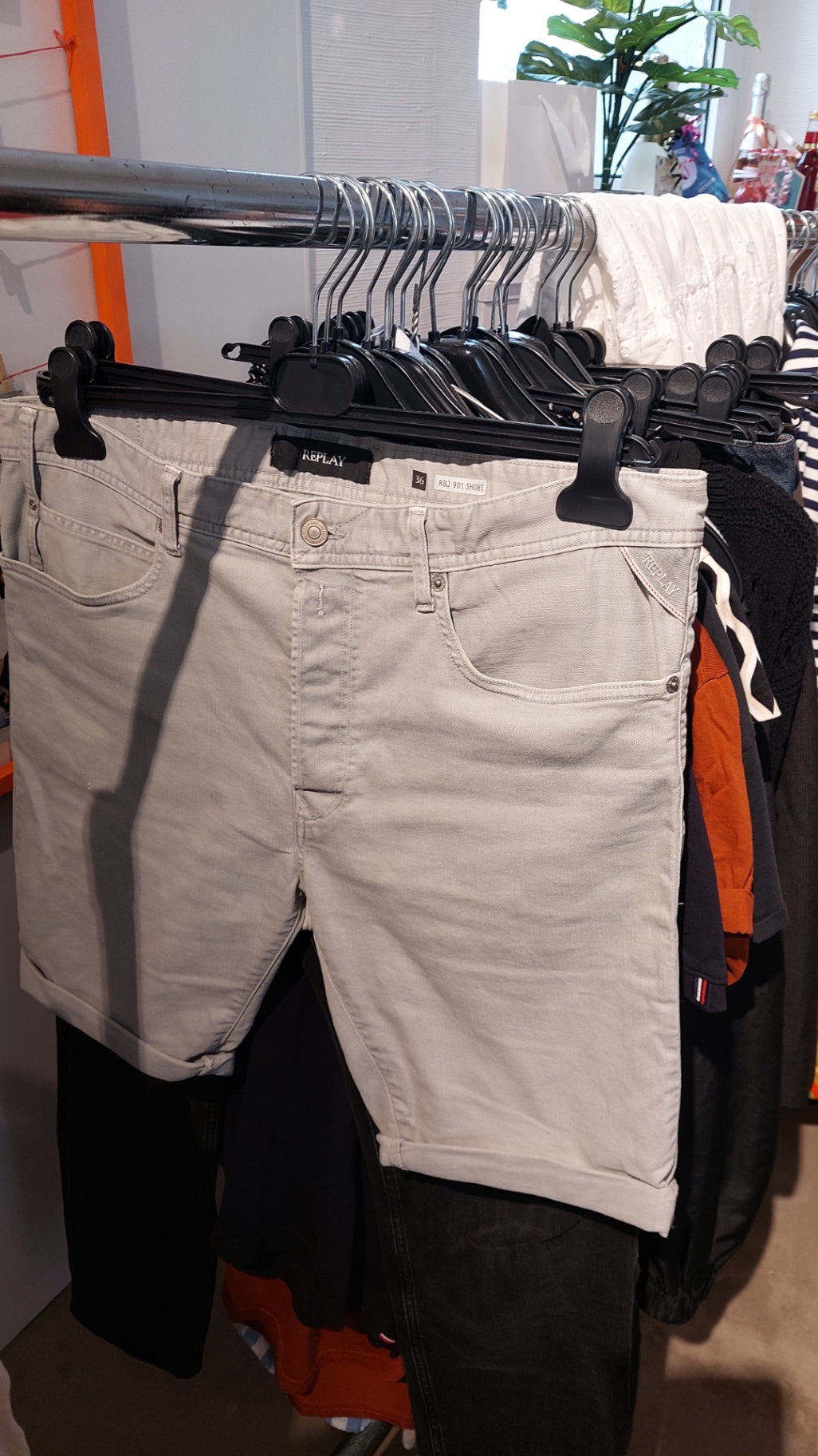 Replay Shorts Beige