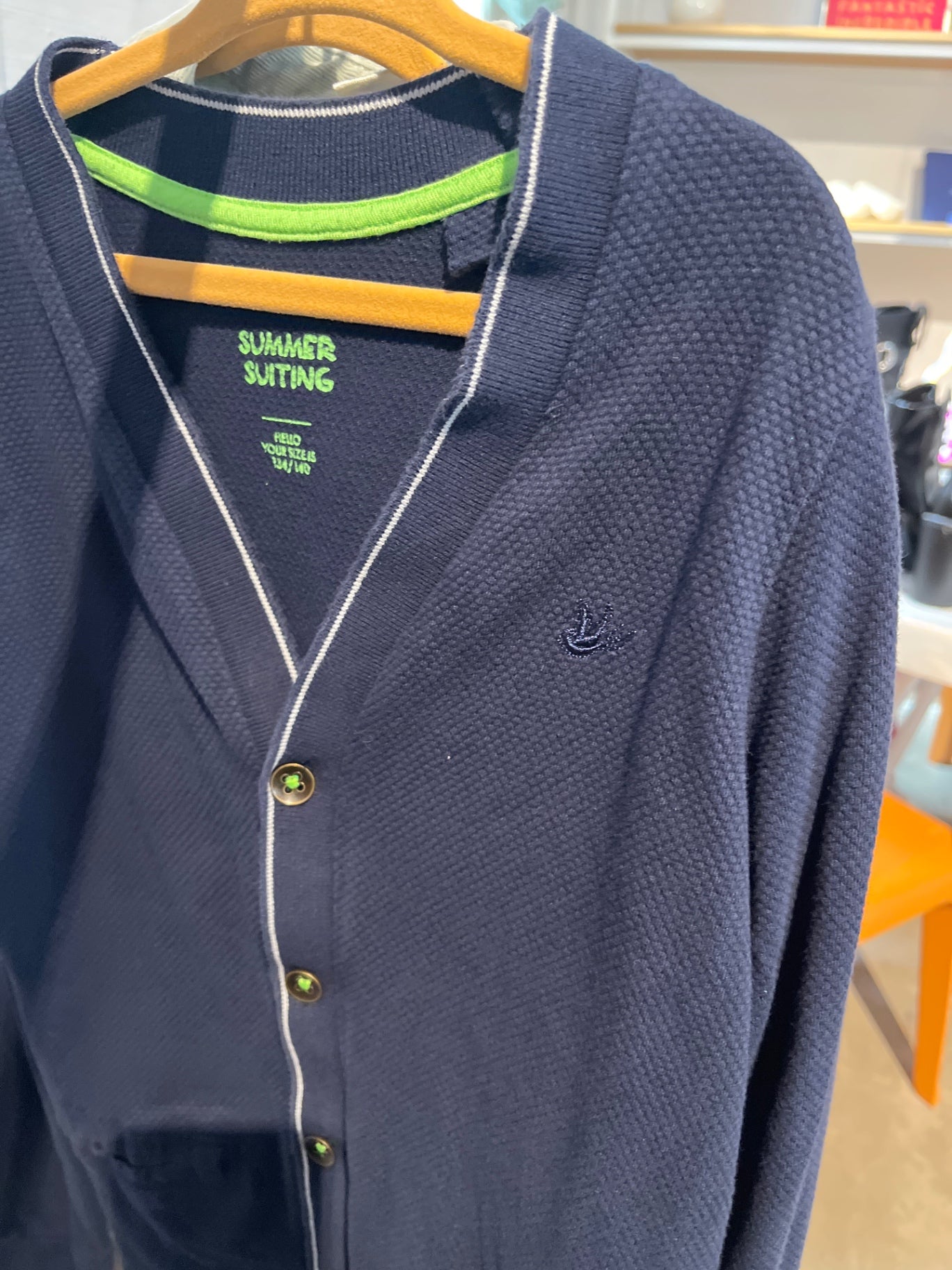 We Cardigan Blau