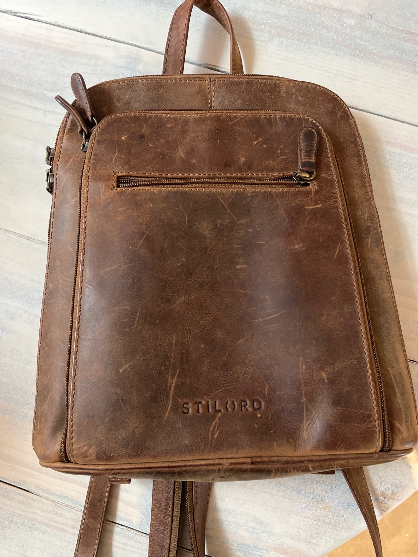Stilord Rucksack Braun