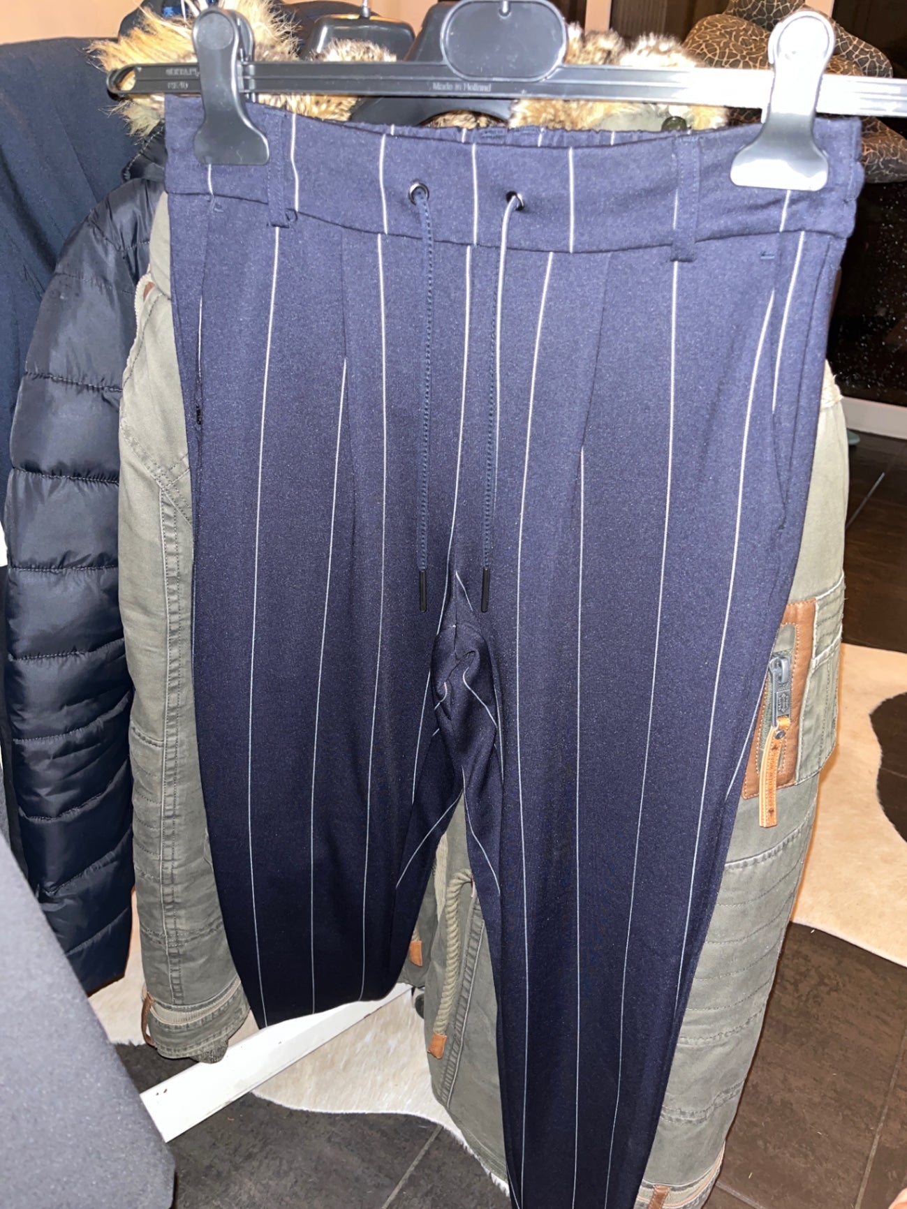 Only premium Hose Blau, weiße Streifen