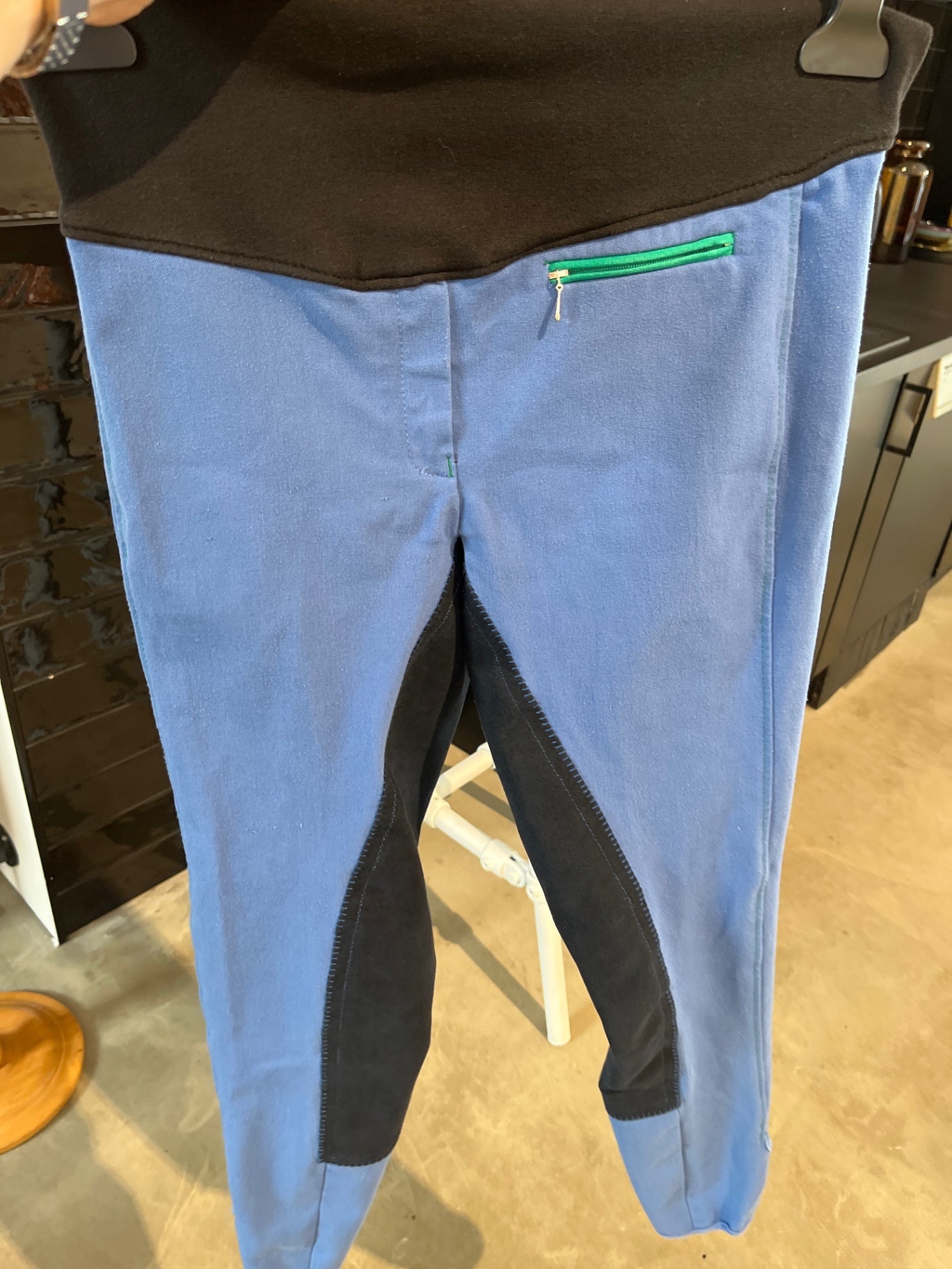 Pfiff  Reithose Blau und Schwarz