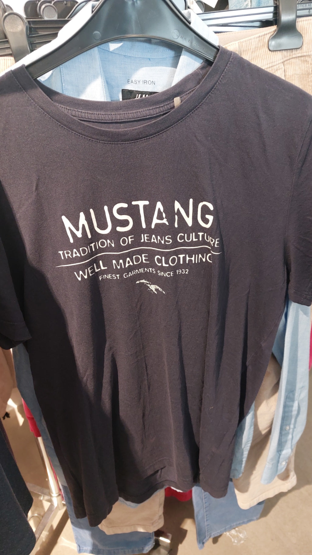 Mustang T-Shirt Blau