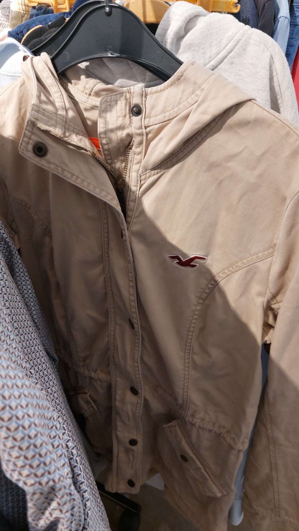 Hollister Parka Beige