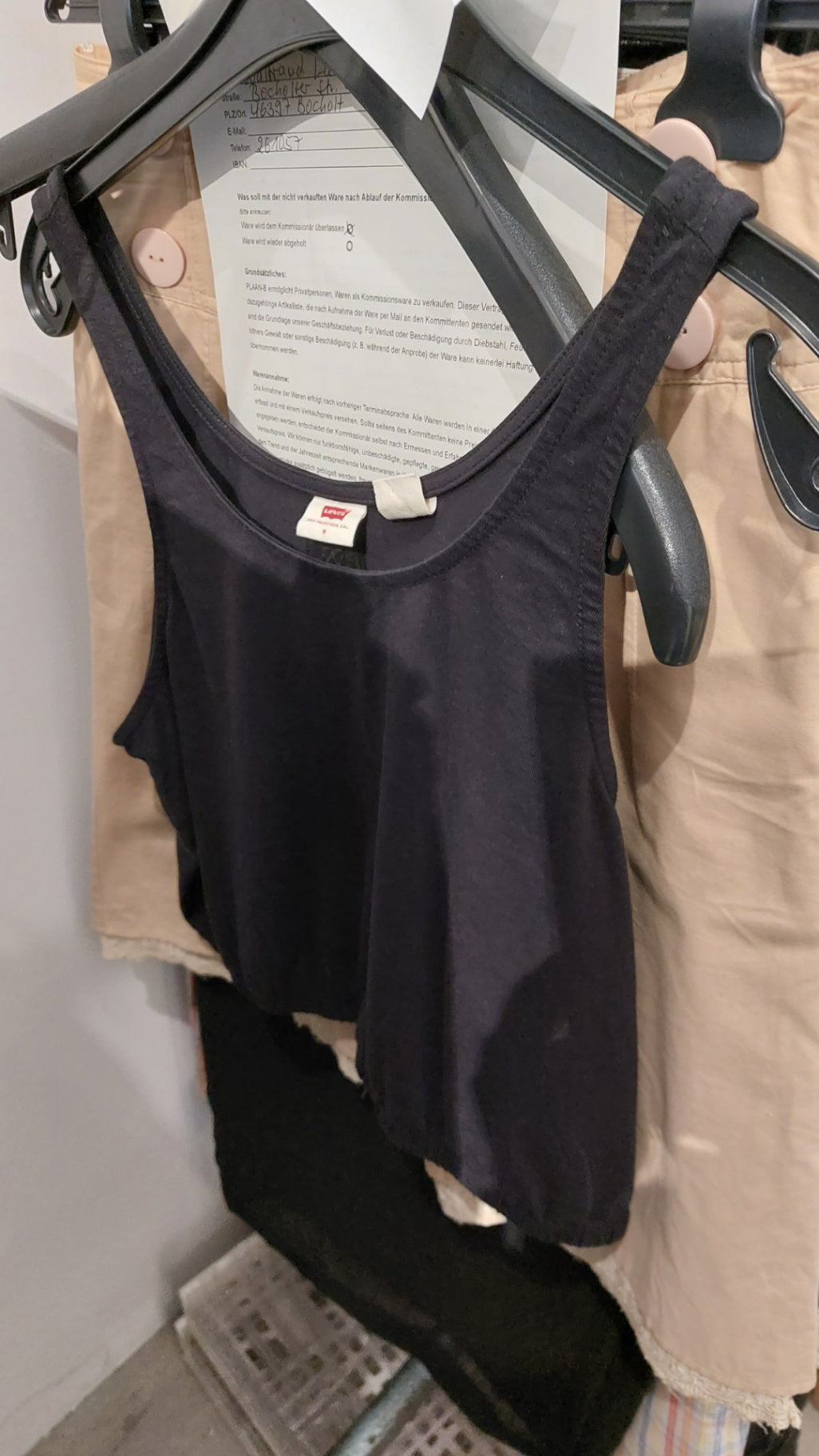 Levi's Top Schwarz