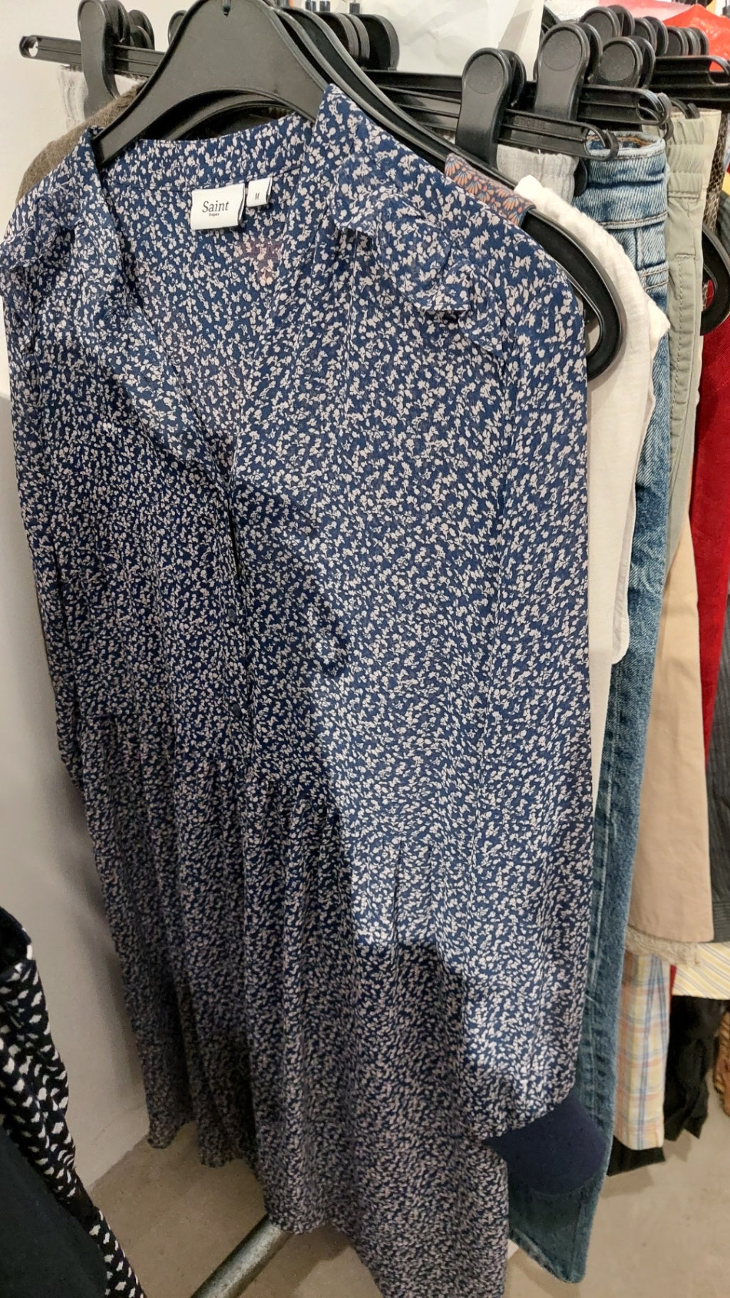 Saint Tropez Kleid Blau mit Rosa