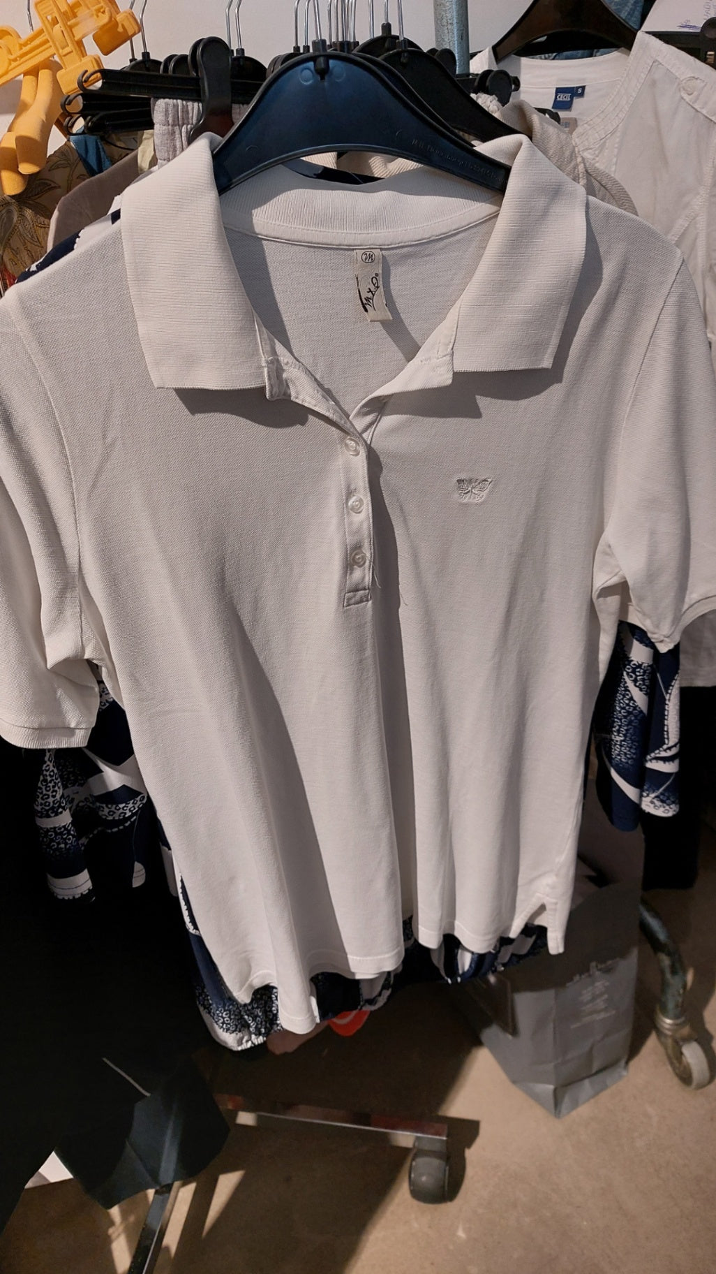 M.x.o. Poloshirt Weiß