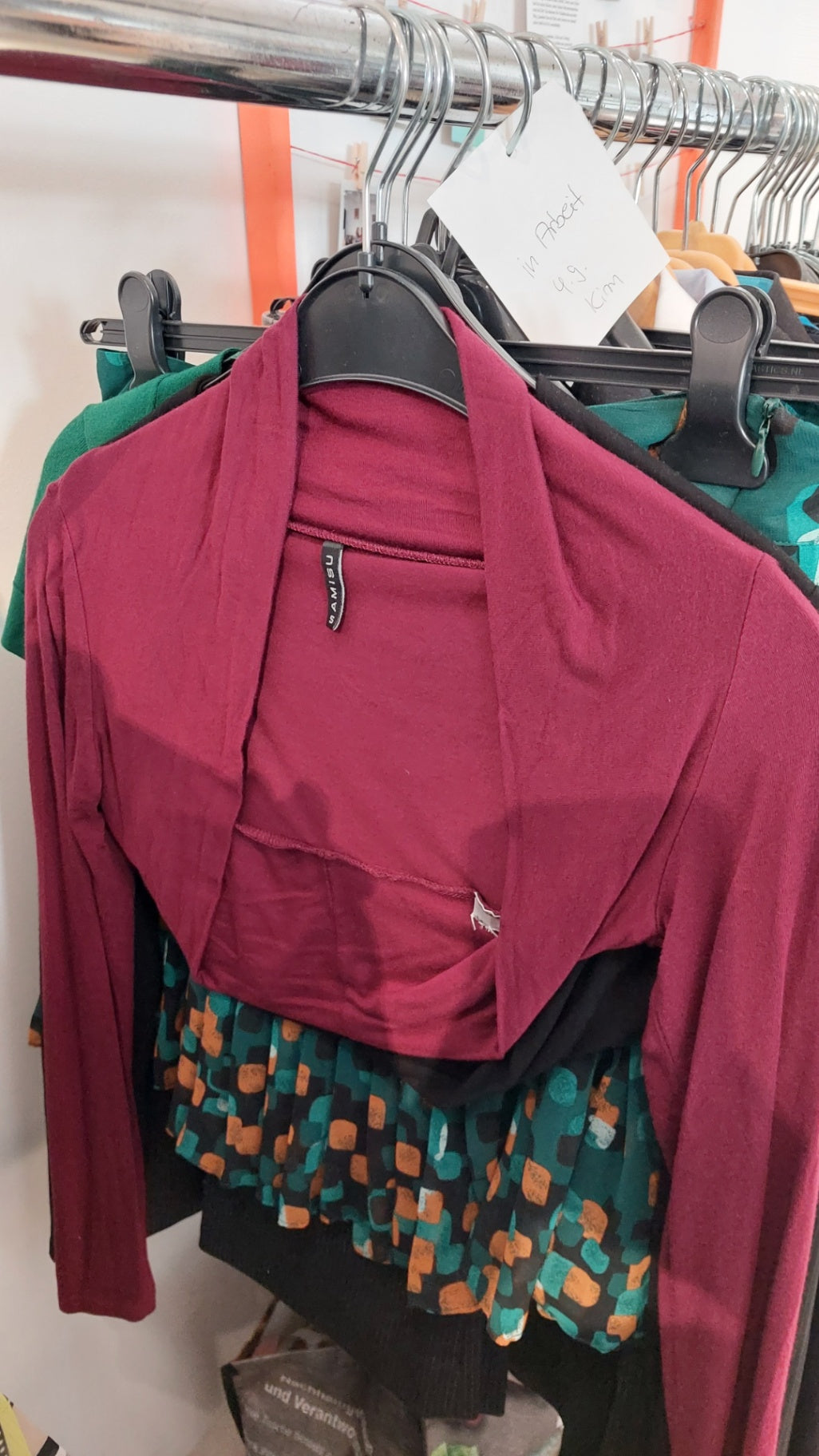 Amisu Bolero Bordeaux