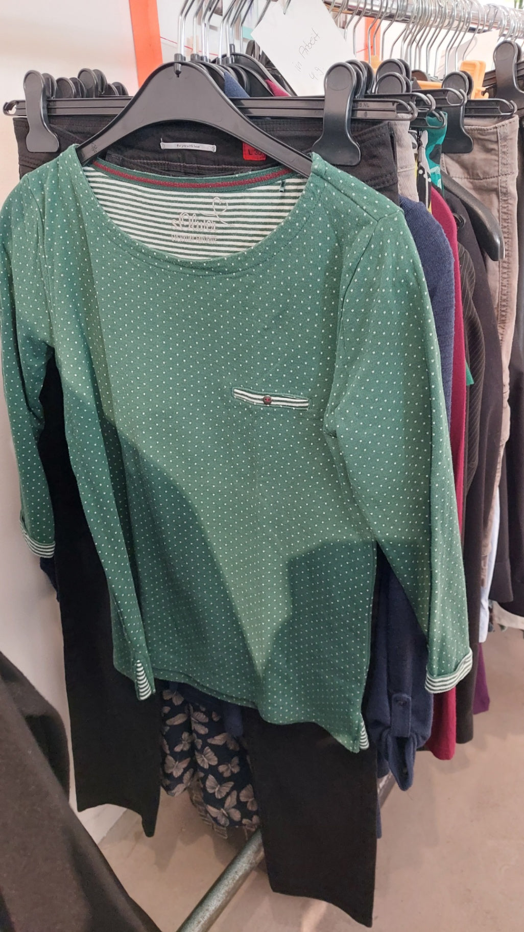 S S.Oliver Langarmshirt Grün