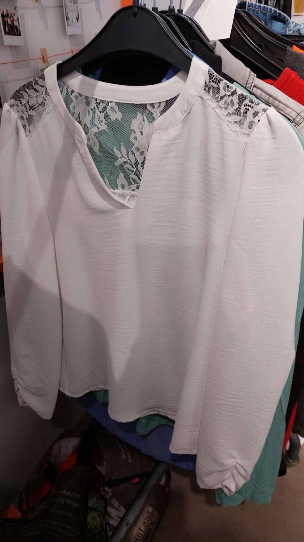 Unbekannt Bluse Weiß