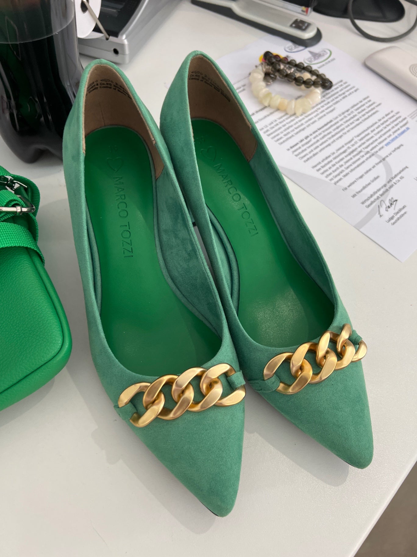 Marco Tozzi Pumps Grün
