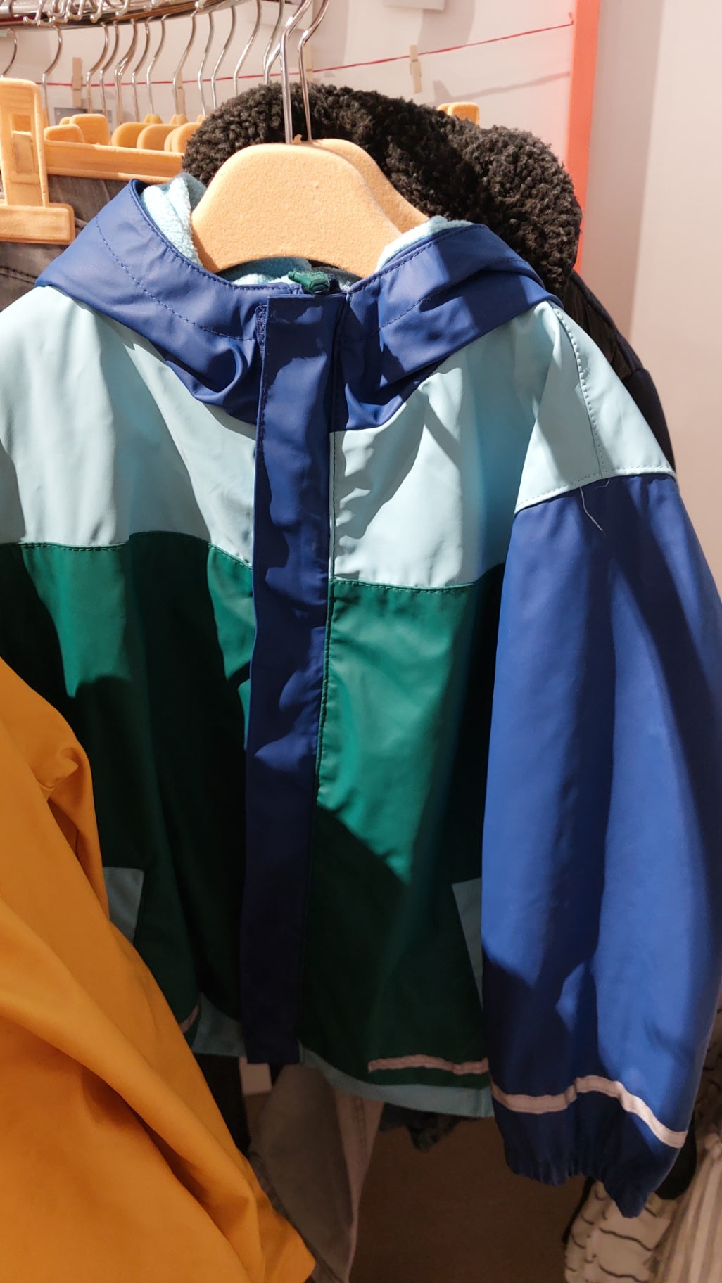 X-Mail  Regenjacke Blau und Grün