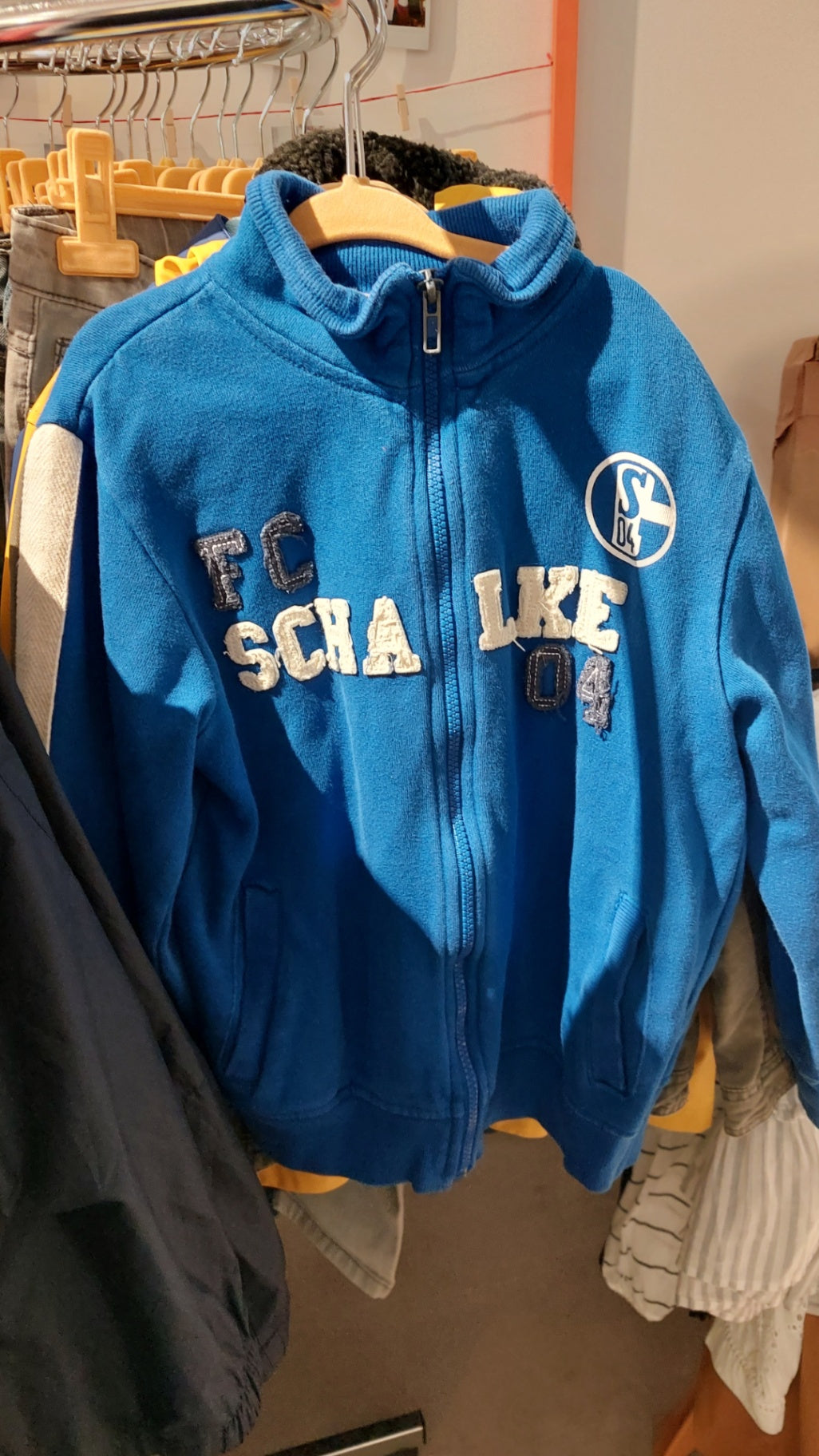 Schalke Jacke Blau