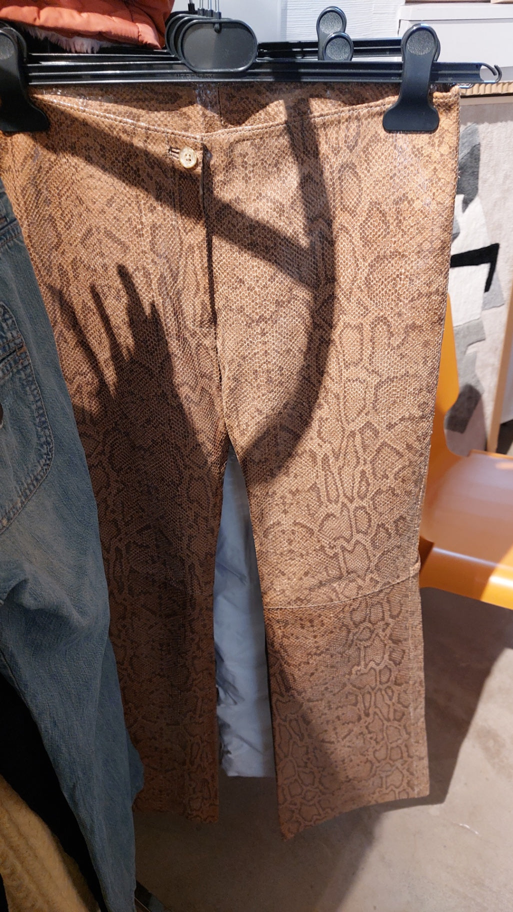 Schlange Hosen Braun