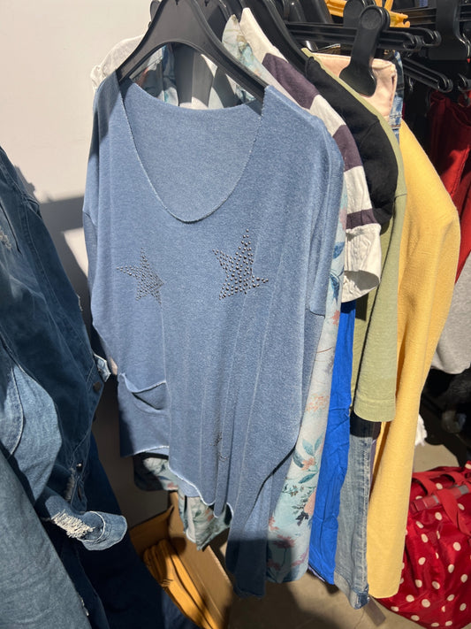 Pullover Blau