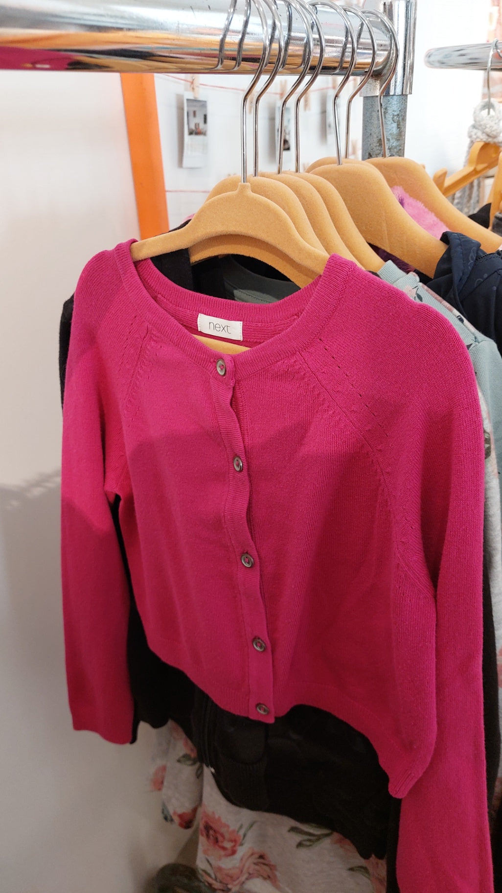 Next Strickjacke Magenta