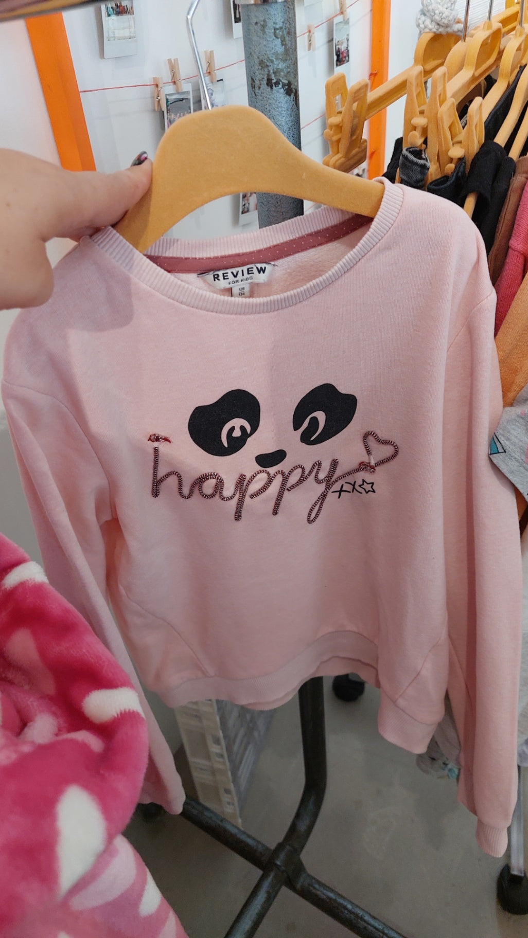 Review Sweatshirt Rosa