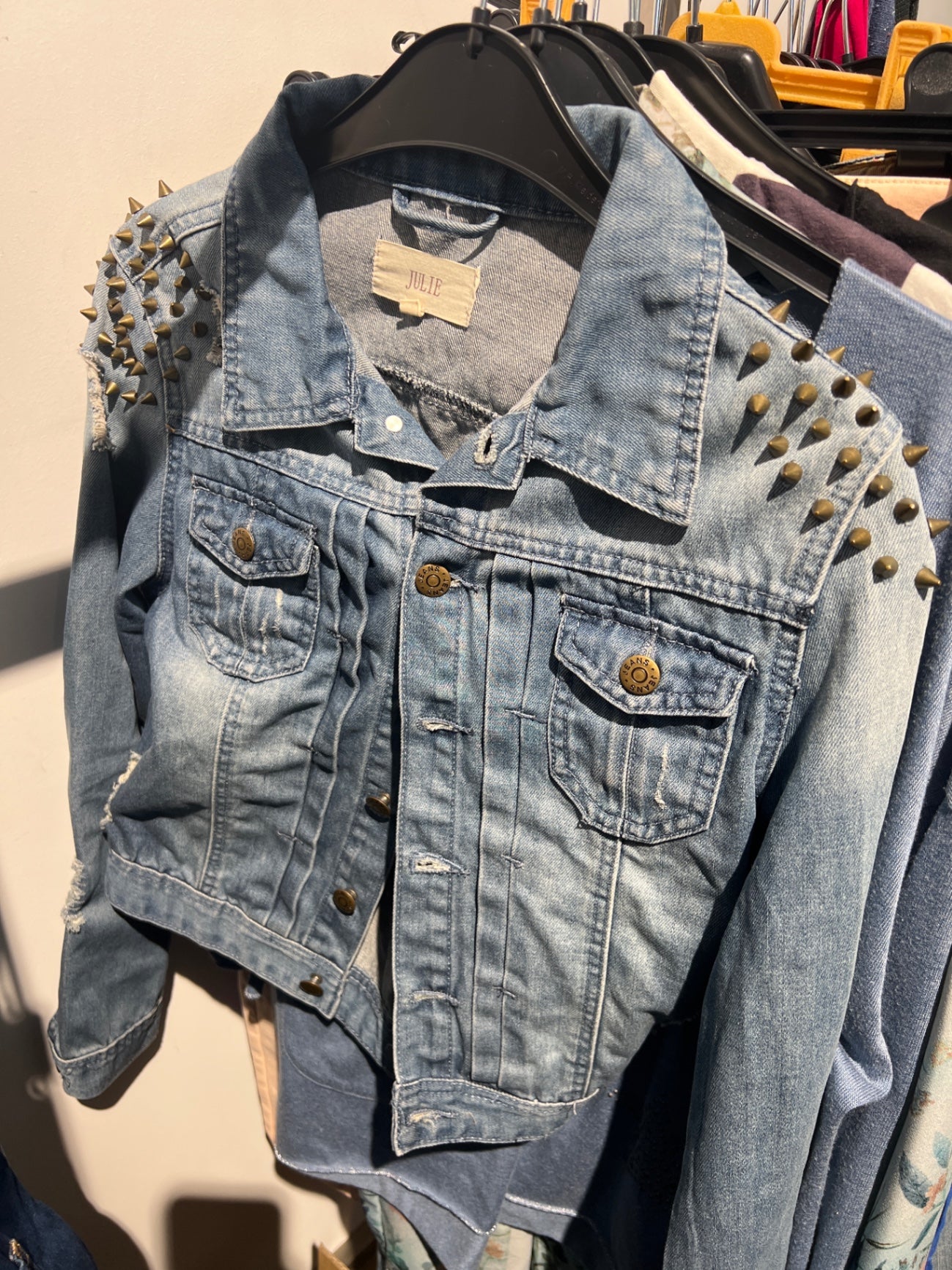 Julie Jeansjacke Hellblau
