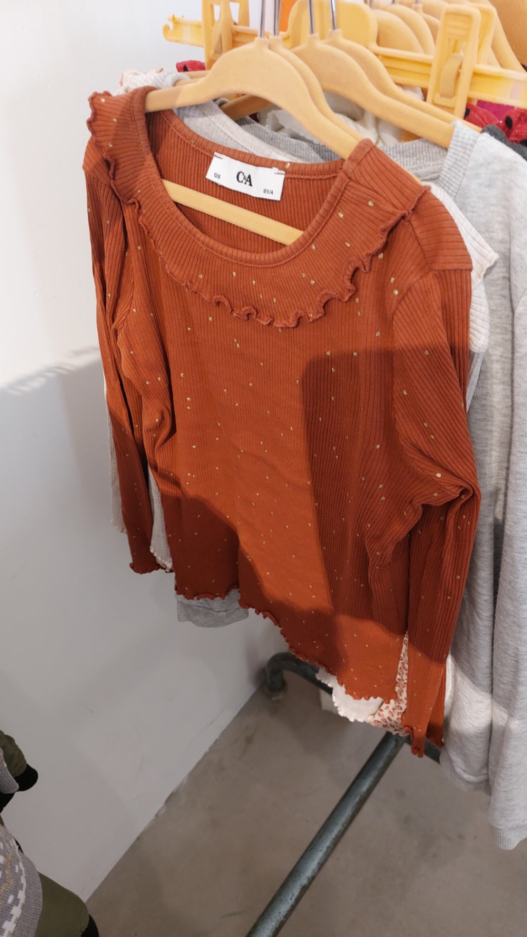 C&A Langarmshirt Rostrot