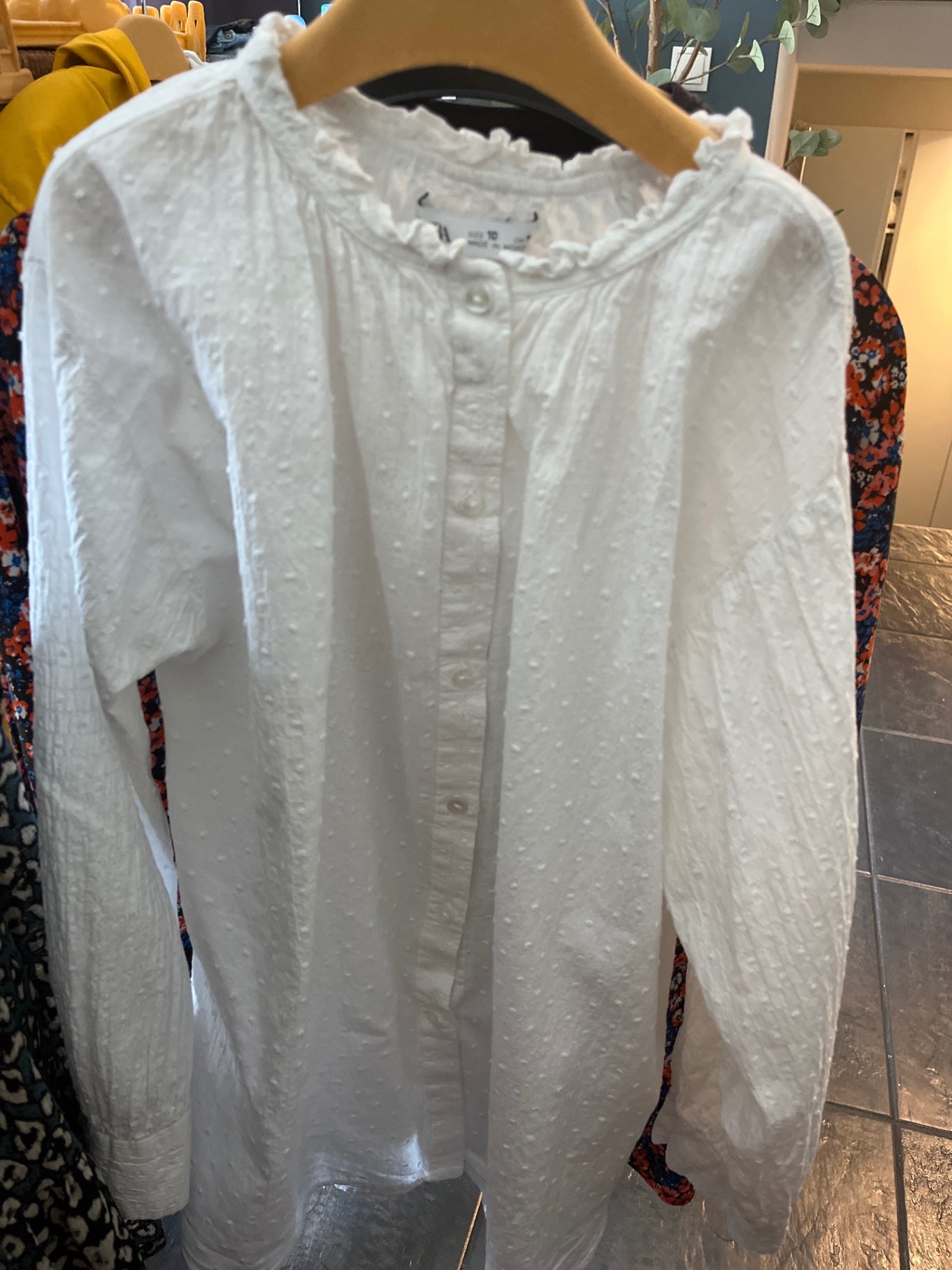 Zara Bluse Weiß