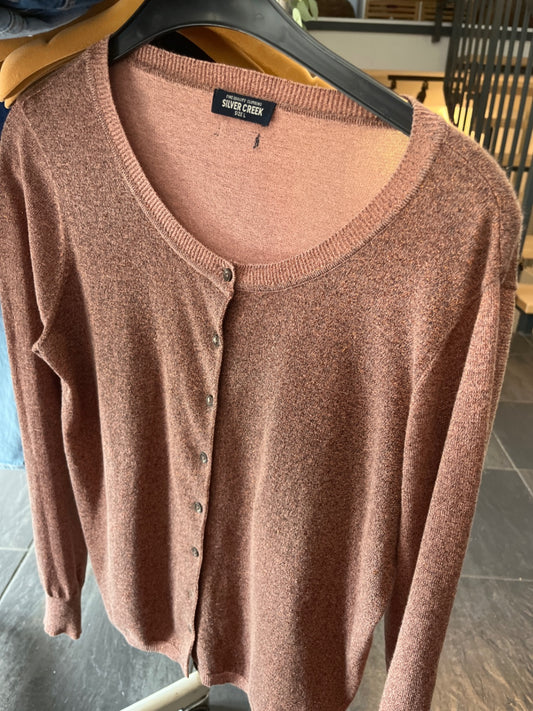 Silver Creek Cardigan Rosa Glitzer