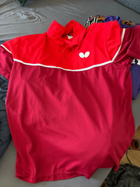 Butterfly Polohemd SPORT Rot