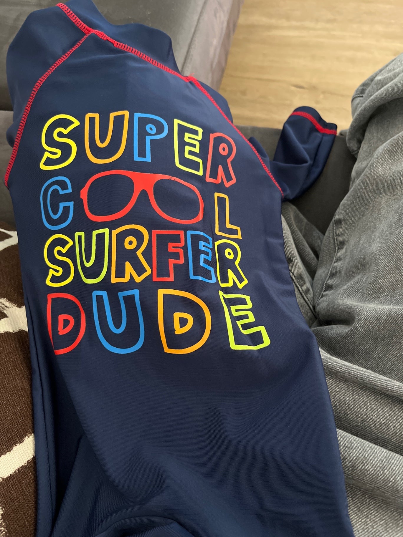 Unbekannt Kinder-Badeoverall Blau