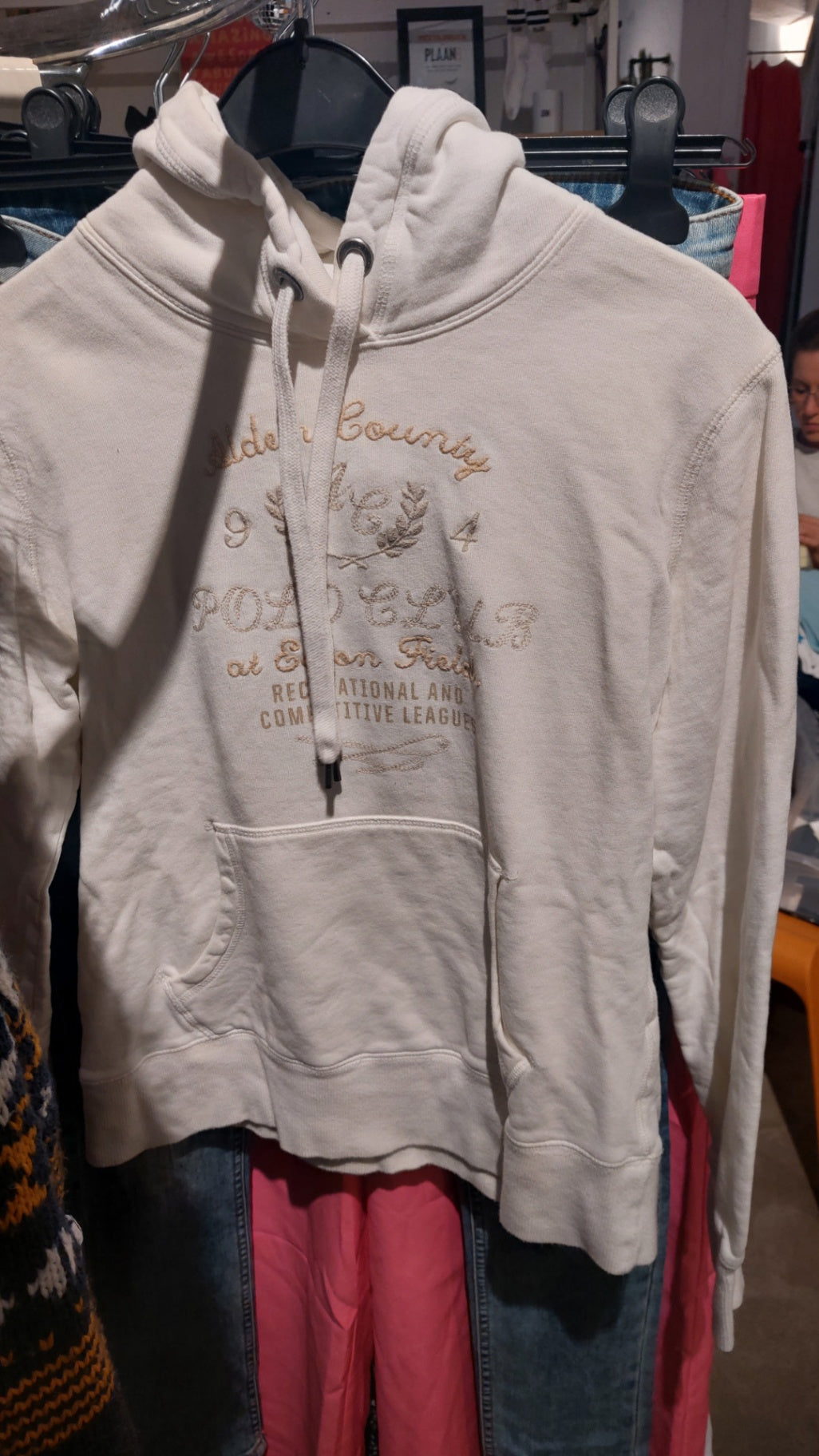 LOGG Kapuzenpullover Weiß