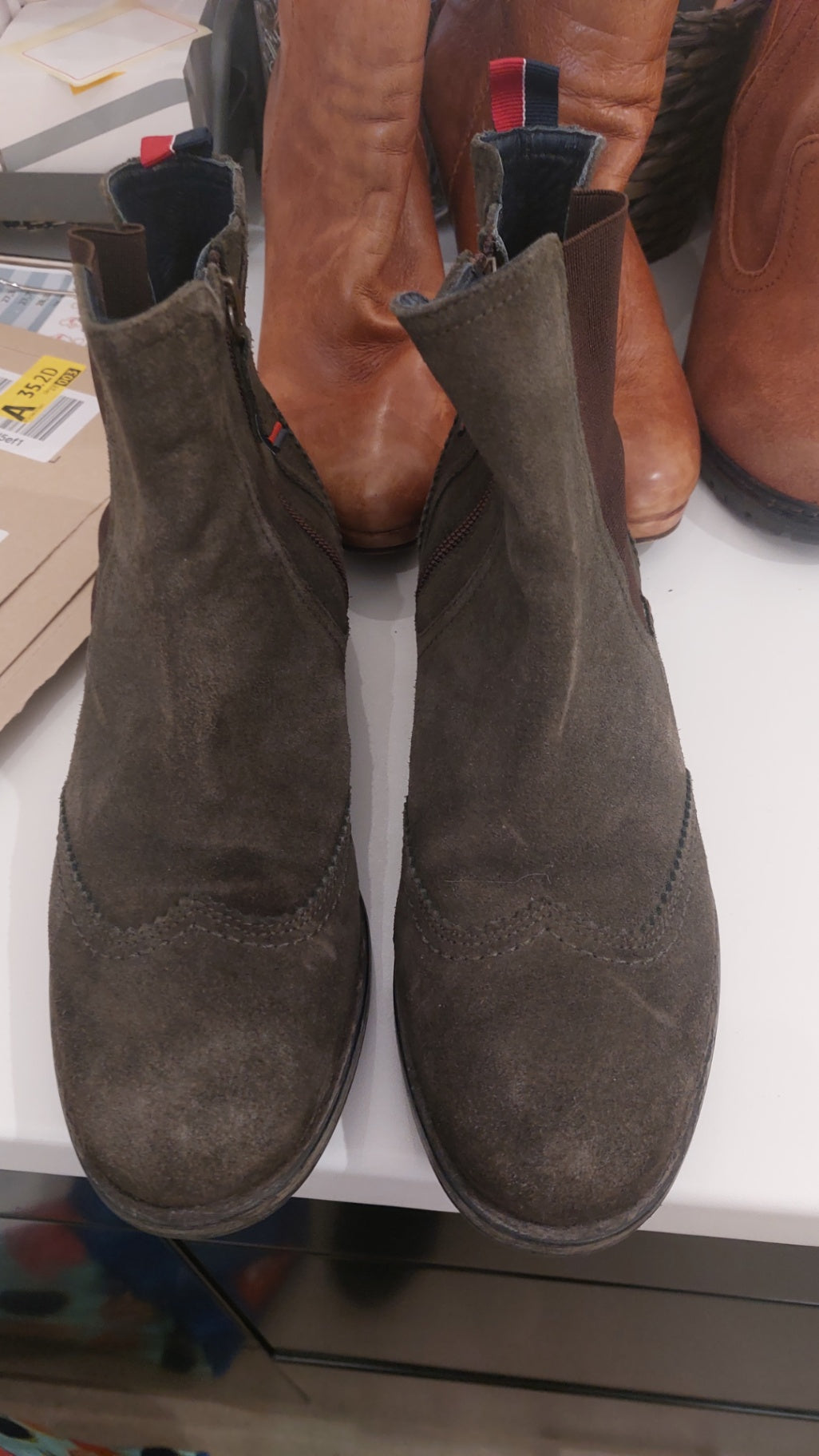 Tommy Hilfiger Stiefeletten Dunkelgrün