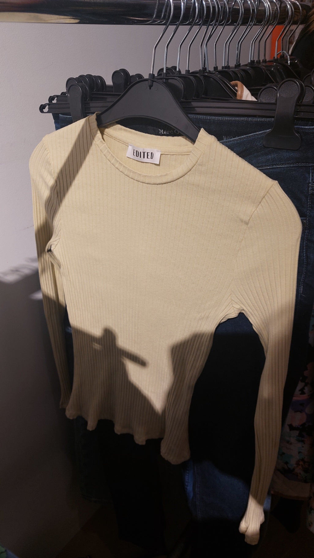 Edited Langarmshirt Gelb