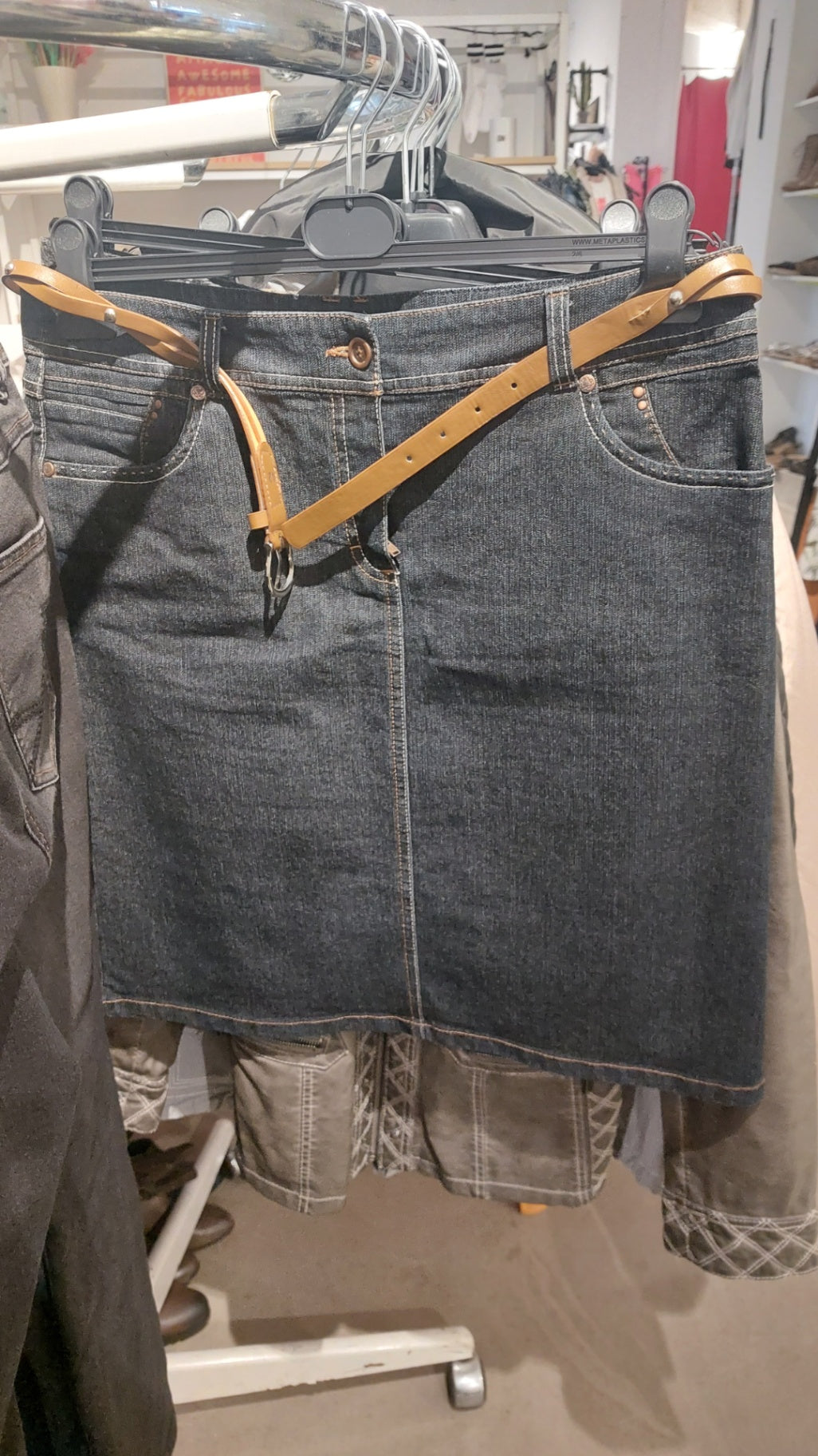 Canda Jeansrock Blau