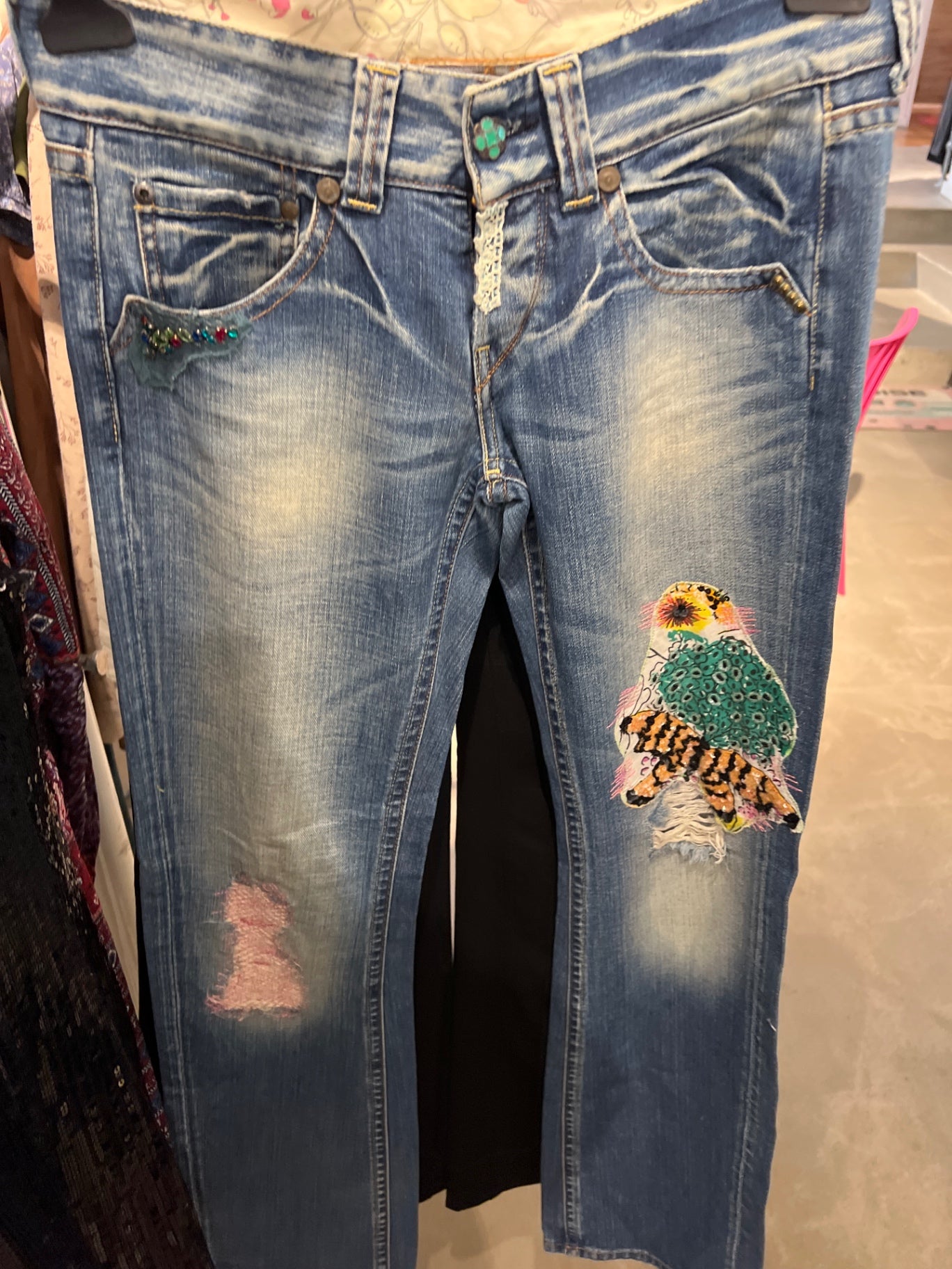 We are Replay Jeans Blau