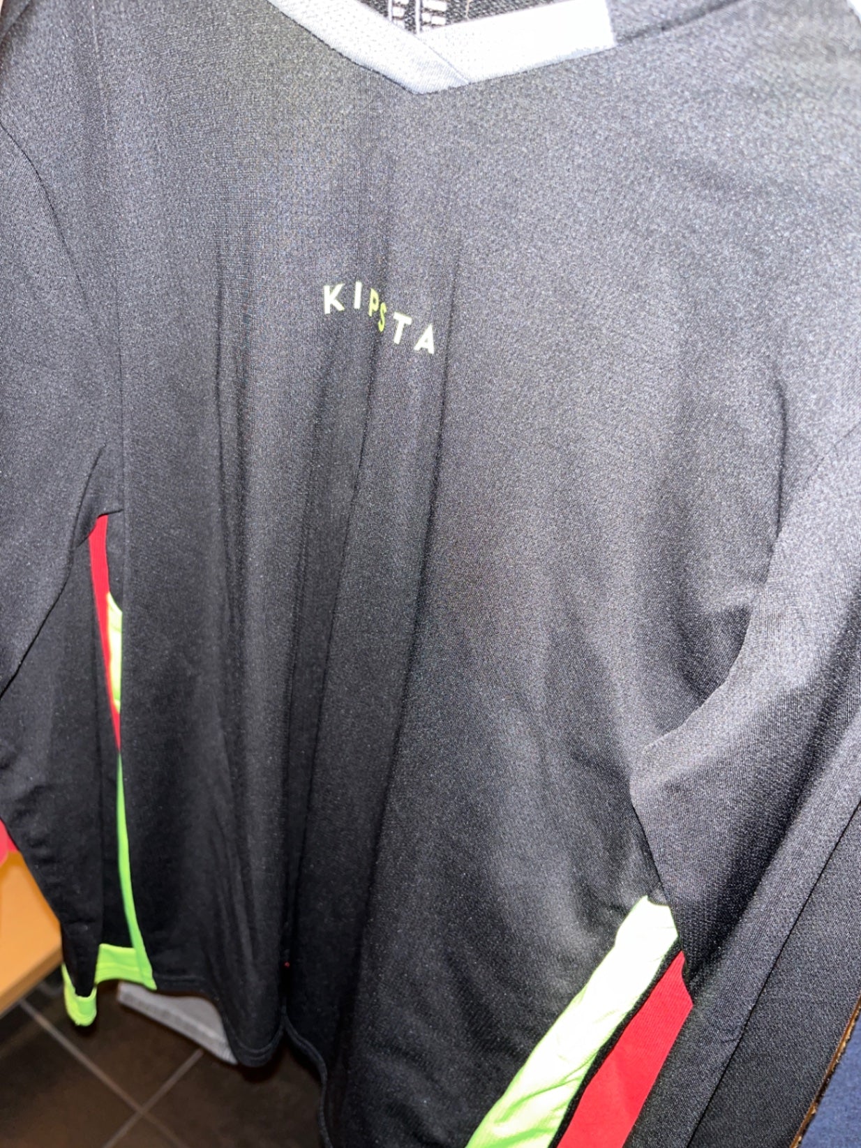 Kipsta Langarmshirt Schwarz