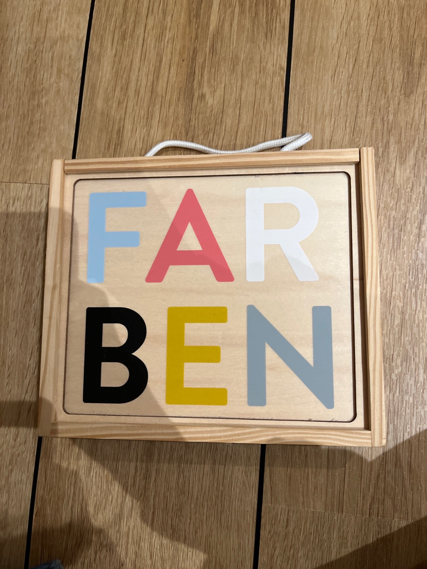 Kindsgut Holzpuzzle Mehrfarbig