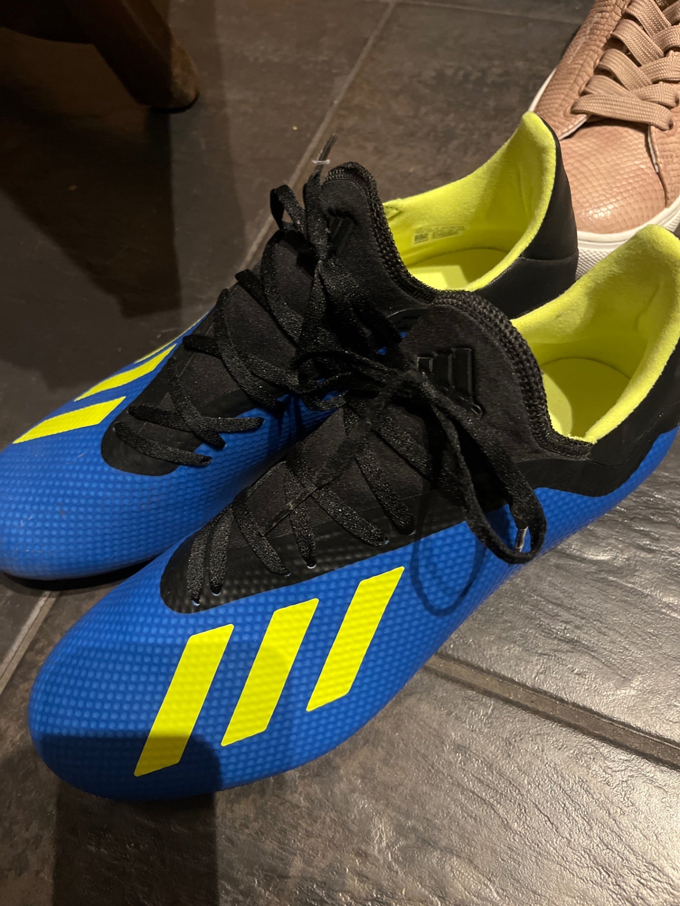 Adidas Fußballschuhe Blau Gelb