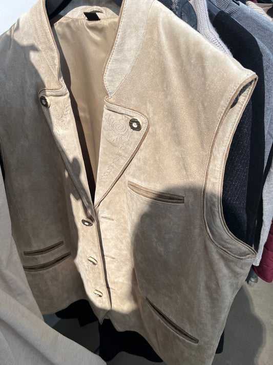 Trachtenweste  Beige
